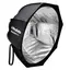 Profoto Beauty Dish Silver S&#248;lv. 60cm Foldbar med speedring