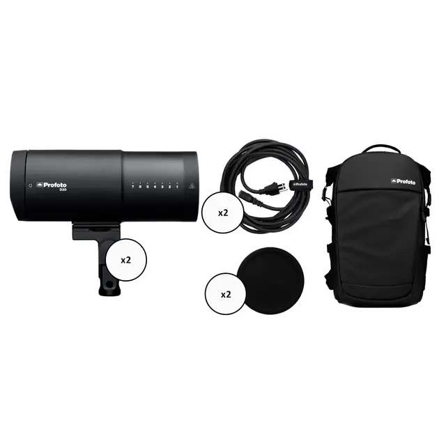Profoto D30 Duo Kit Studioblits på strøm 