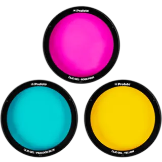 Profoto Clic Gel - Blue Bl&#229;tt fargefilter til blits i A1-serien