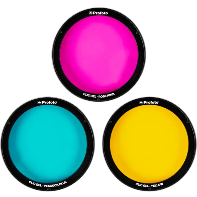 Profoto Clic Gel - Blue Blått fargefilter til blits i A1-serien 