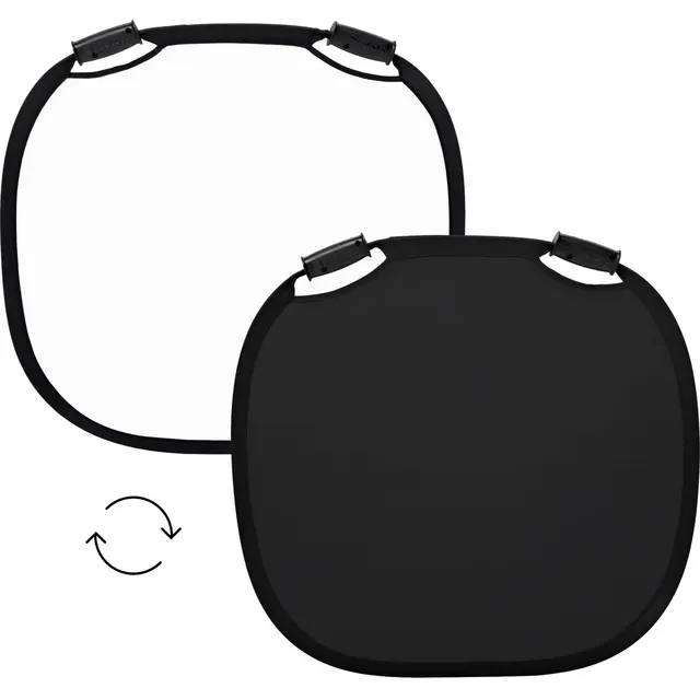 Profoto Collapsible Reflector Bl/Hw  M 80cm Sammenleggbar reflektor Sort/Hvit 
