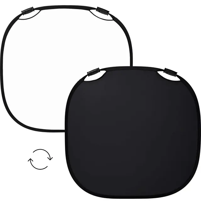 Profoto Collapsible Reflector Bl/Hw  L 120cm Sammenleggbar Reflektor Sort/Hvit 