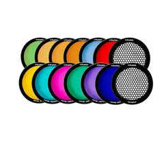 Profoto Clic Gel Fargede filter til blits i A1-serien