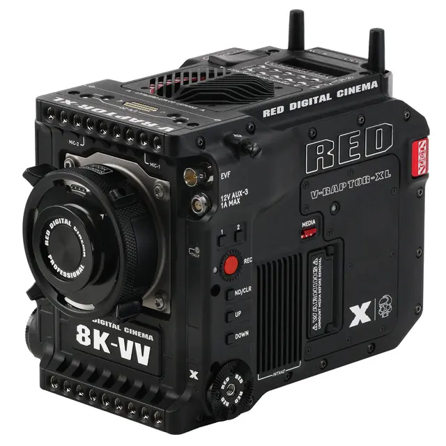 RED V-RAPTOR [X]™ XL 8K VV Hus 8K VV + 6K S35 (Dual Format) V-Mount 
