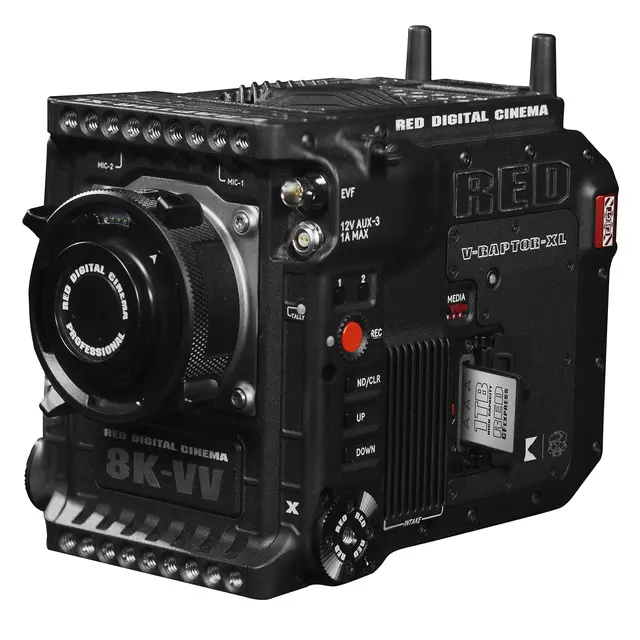 RED V-RAPTOR [X]™ XL 8K VV Hus 8K VV + 6K S35 (Dual Format) V-Mount 