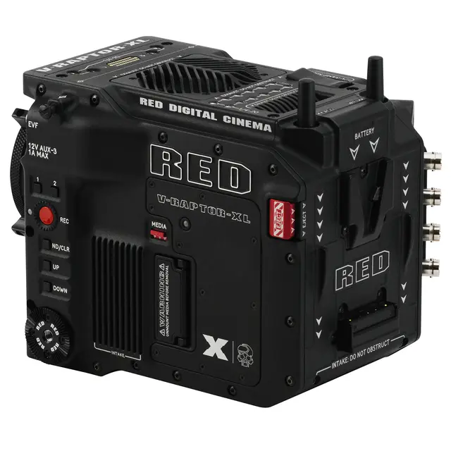 RED V-RAPTOR [X]™ XL 8K VV Hus 8K VV + 6K S35 (Dual Format) V-Mount 