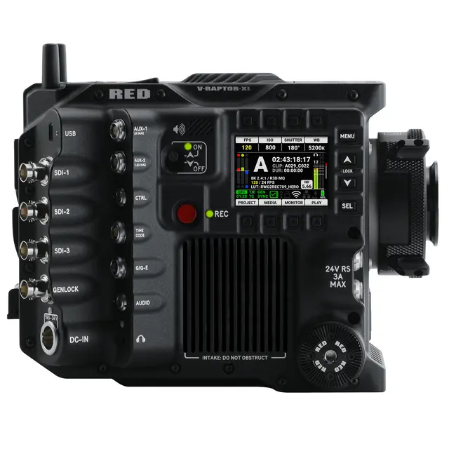 RED V-RAPTOR [X]™ XL 8K VV Hus 8K VV + 6K S35 (Dual Format) V-Mount 