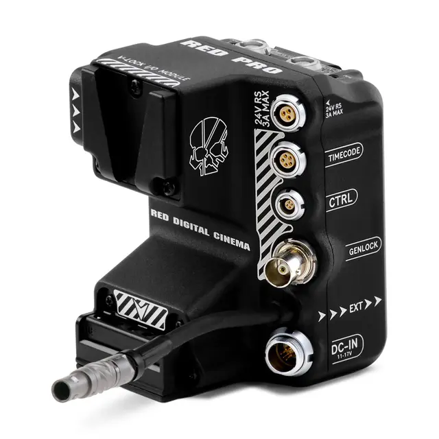 RED Pro V-Lock I/O Module V-Mount, Control & Timecode 