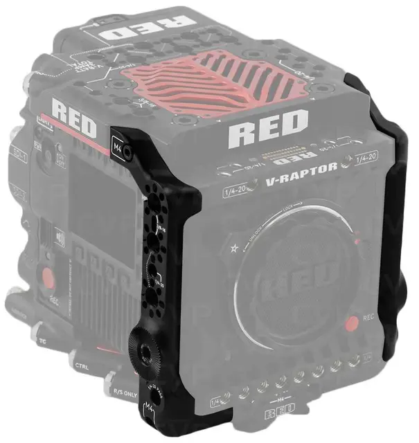 RED V-Raptor Side Ribs Høyre og venstre håndtak med ARRI Rosett 