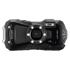 Ricoh WG-80 Black Kompaktkamera med ringblits. Sort