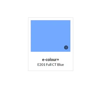 Rosco E-Col 201 Full CTB Blue 1.22x7.62m Fra Kunstlys til Dagslys