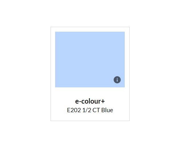 Rosco E-Col 202 1/2 CTB Blue 1.22x7.62m 3200K til 4300K