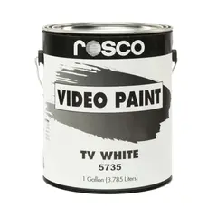 Rosco TV White 3,79 Liter (1 gallon) Hvit maling