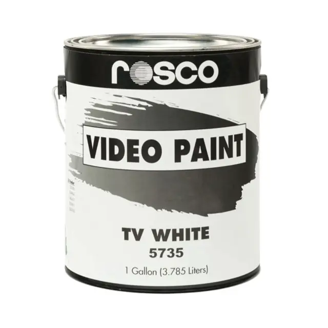 Rosco TV White 3,79 Liter (1 gallon) Hvit maling 