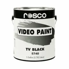Rosco TV Black 3,79 Liter (1 gallon) Sort maling