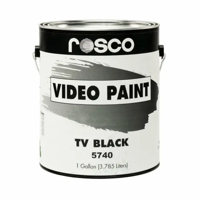 Rosco TV Black 3,79 Liter (1 gallon) Sort maling 