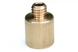 Rycote Brass 3/8" M til 5/8" F adapter Skrueadatper Mikrofongjenger til 3/8"