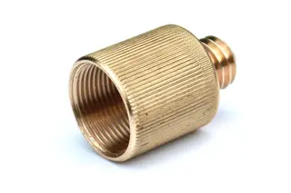 Rycote Brass 3/8" M til 5/8" F adapter Skrueadatper Mikrofongjenger til 3/8"