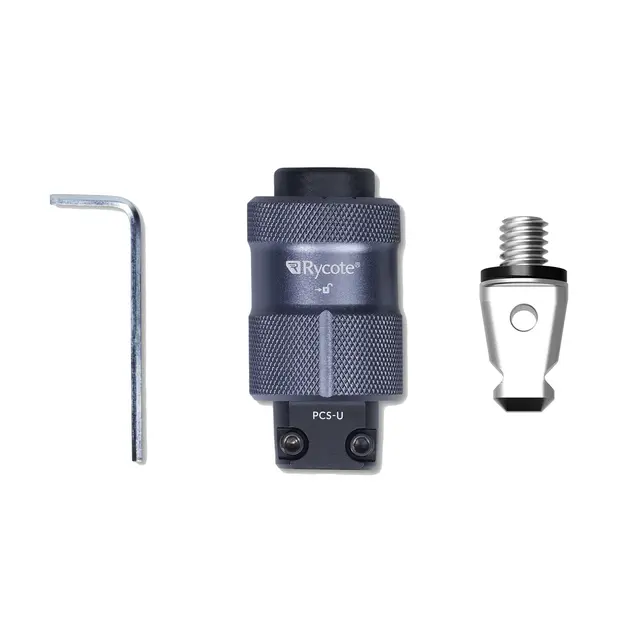 Rycote PCS-Utility Hurtigkobling Ekstra kraftig inkludert spigot 3/8" 