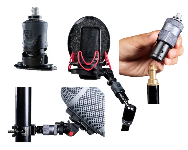 Rycote PCS-Utility Hurtigkobling Ekstra kraftig inkludert spigot 3/8" 