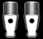 Rycote PCS Tips- 5/8&quot; til Boom Connector Endestykker til Boom Connector