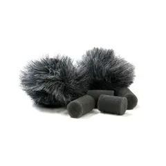 Rycote Windjammer Lavalier 2pc Grey Vindpels til mygg 2-pack Gr&#229;