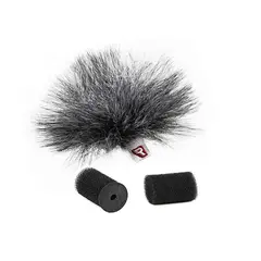 Rycote Ristretto Lavalier Windjammer 1pk Vind Pels til mygg 2-pack Gr&#229;