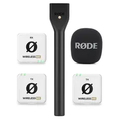 R&#248;de Wireless ME DUAL White Inkludert R&#248;de Interview GO