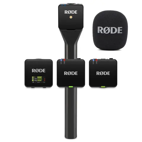 R&#248;de Wireless GO (3rd Gen) Med R&#248;de Interview GO