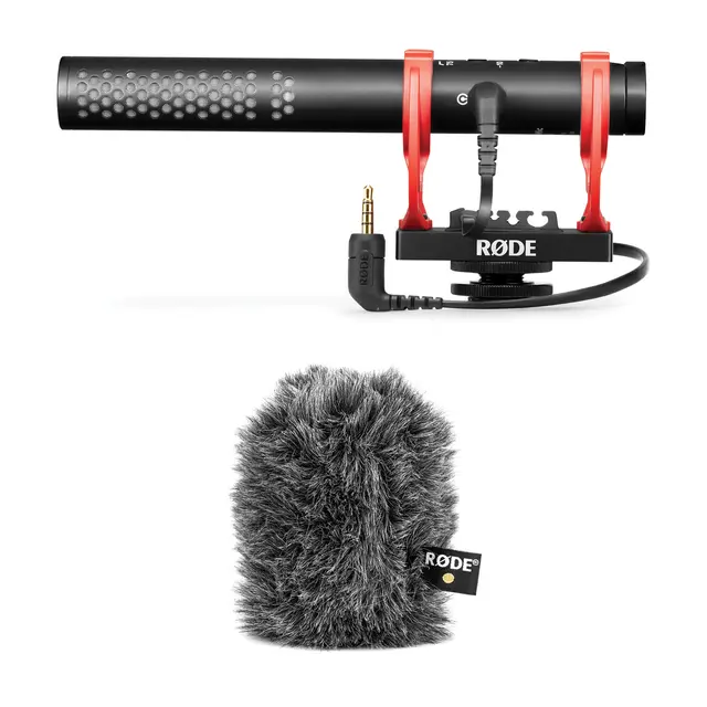 Røde Videomic NTG & WS11 vindhette + Røde WS11 vindhette for VideoMic NTG 