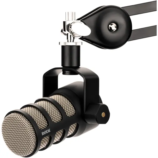 Røde Podmic & Røde Tripod 2 Dynamisk podcastmikrofon med stativ 