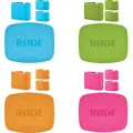 R&#248;de COLORS1 4 x Farge-ID Og kabelclip for USB-Mini