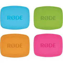 R&#248;de COLORS1 4 x Farge-ID Og kabelclip for USB-Mini