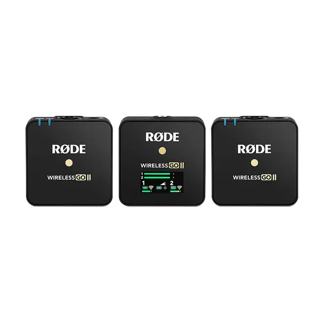 Røde Wireless GO II + 2 Lavallier mic Pakke med 2 stk. Røde Lavalier GO Mygg 