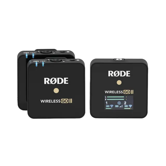 Røde Wireless GO II + 2 Lavallier mic Pakke med 2 stk. Røde Lavalier GO Mygg 