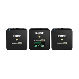 R&#248;de Wireless GO II Tr&#229;dl&#248;st mikrofonsett. 2 sendere.