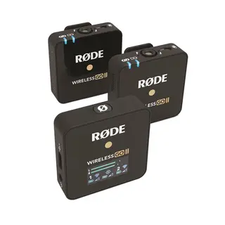 Røde Wireless GO II Trådløst mikrofonsett. 2 sendere.