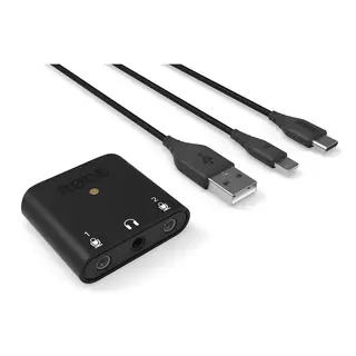 R&#248;de AI-Micro Multi-Interface Ultrakompakt to-kanals lydkort