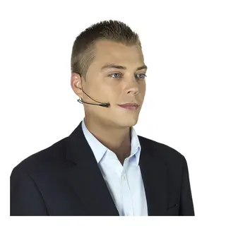 R&#248;de Lav-Headset Large Hodetelefonfeste for myggmikrofoner