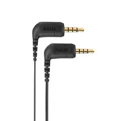 R&#248;de SC10 flekskabel 3.5mm TRRS-TRRS male/male 32cm