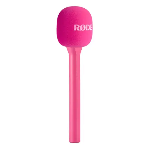R&#248;de Interview GO - Pink Handheld Adaptor For Wireless GO