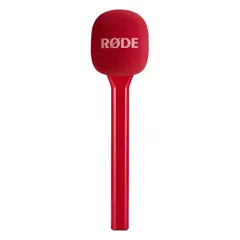 R&#248;de Interview GO - Red Handheld Adaptor For Wireless GO