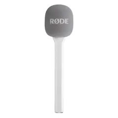 R&#248;de Interview GO - White Handheld Adaptor For Wireless GO