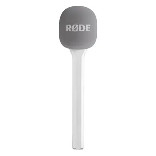 R&#248;de Interview GO - White Handheld Adaptor For Wireless GO