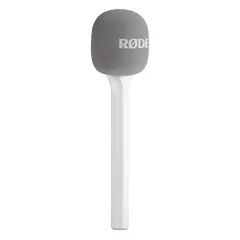 R&#248;de Interview GO - White Handheld Adaptor For Wireless GO
