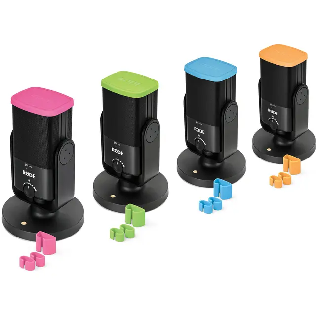 Røde NT-USB mini Studio Quality USB Mic + Røde COLORS1 4 x Farge-ID og clip 