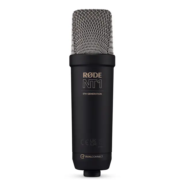 Røde NT1 5th Generation Black USB-C-XLR Mikrofon med DSP Unify 
