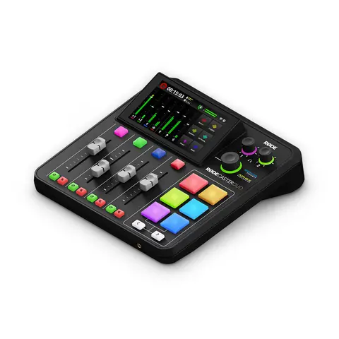 R&#248;de R&#248;decaster Duo m/NTH-100 Podcaststudio og hodetelefoner