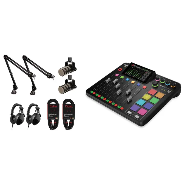 RØDE RødeCaster Pro II Bundle 2 Komplett Podcastpakke - Foto.no