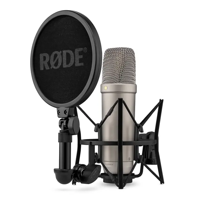 Røde NT1 5th Generation Silver USB-C-XLR Mikrofon med DSP Unify 
